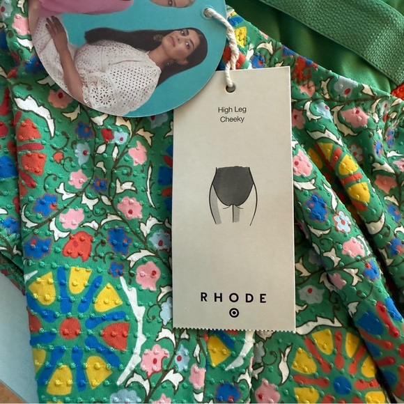 RHODE X TARGET Zinnia Floral Print Halter One Piece Swimsuit WOMEN Size XXL NWT - Picture 15 of 16